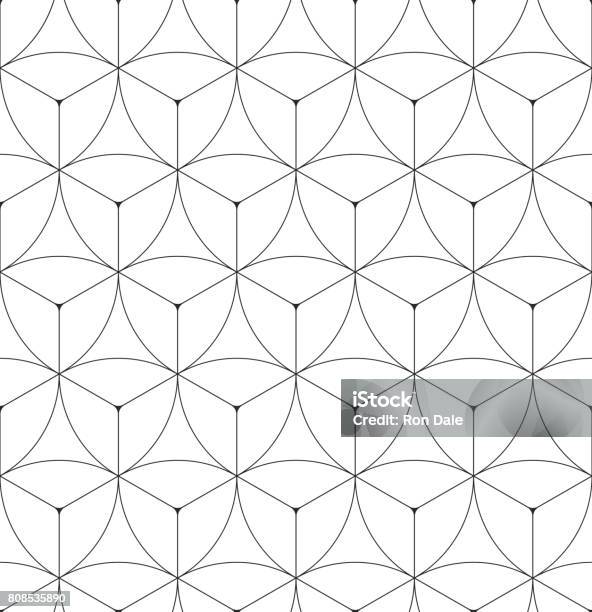 Hexagonal Triangular Grid Abstract Geometric Seamless Pattern Vector Hexagonal Triangular ...