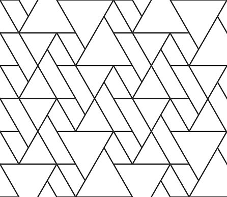 Hexagonal Triangular Pattern Abstract Geometric Seamless Pattern Vector Hexagonal Triangular ...