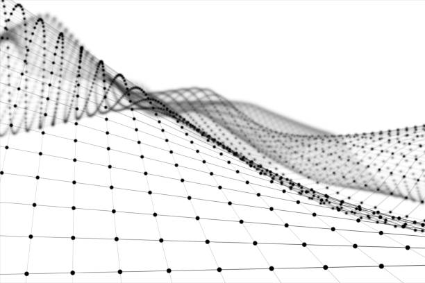 istock Wireframe - a skeletal three-dimensional model in which only lines and vertices are represented 3d illustration 808558748