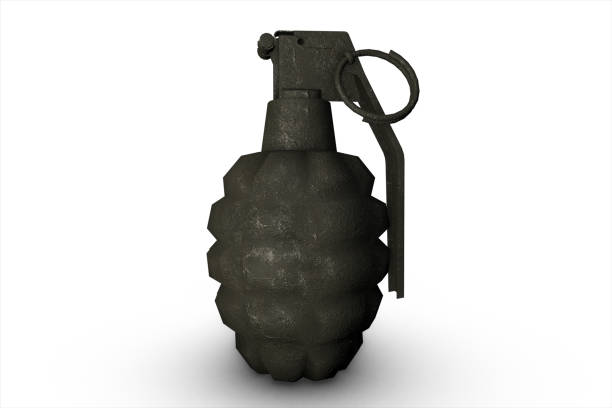 istock old grenade on white background 3d illustration 808561798