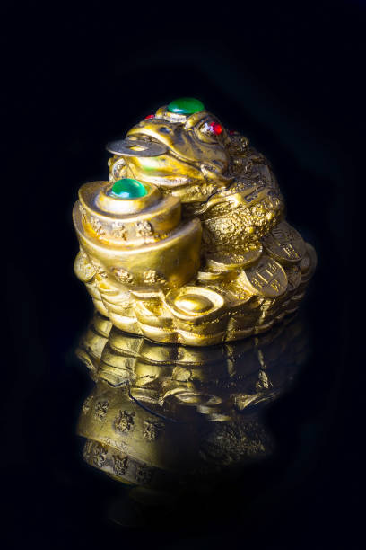 istock Money Frog with the coin symbolizing wealth and prosperity 808592546