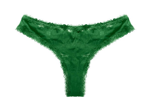 calcinha verde isolada - panties underwear transparent women - fotografias e filmes do acervo