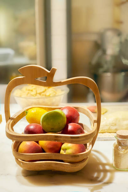 istock Various of apples in apple-bowl 808642804