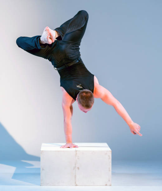 istock Show Off Muscles And Balance 808645640
