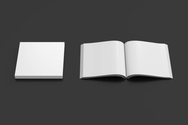 istock Open and closed soft cover books 808655598