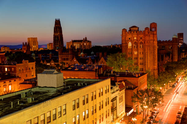 istock Yale University and the New Haven Skyline 808688958