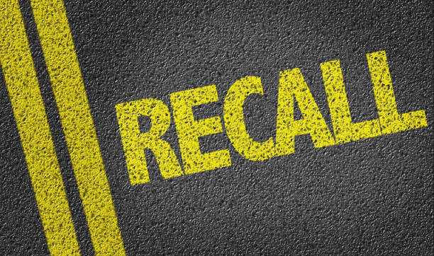 Recall Recall road sign defection stock pictures, royalty-free photos & images