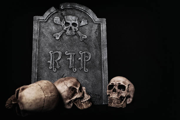 istock Skulls and Tombstones 808787624