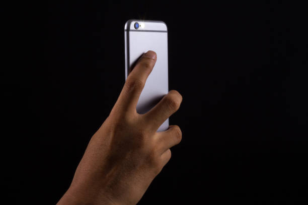 istock Photographer holding Smart phone 808788850