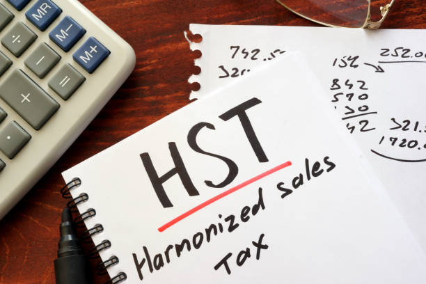 istock The harmonized sales tax (HST) written in a note. 808819182