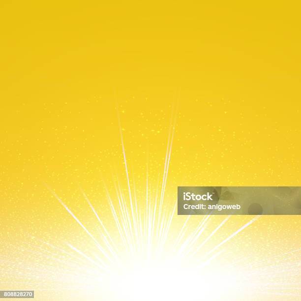 Yellow Vector Explode Yellow Cosmic Vector Explode Stock Illustration - Download Image Now ...