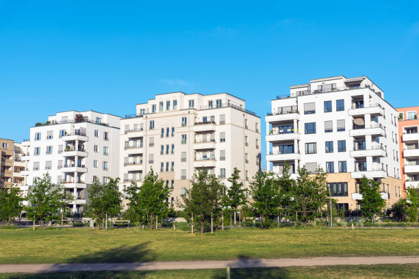 istock Modern multi-family houses in Berlin 808834994