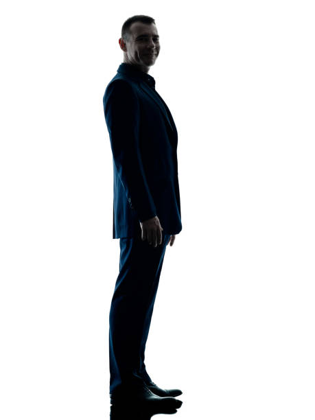 istock business man standing silhouette isolated 809003374