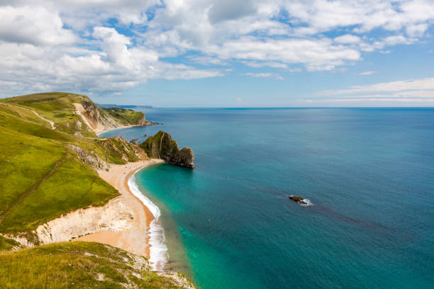 istock Durdle Door, Dorset touris attraction view from west side 809035424