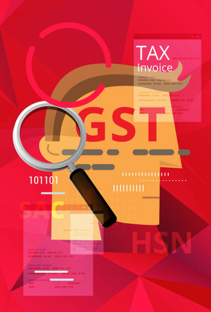 illustrazioni stock, clip art, cartoni animati e icone di tendenza di imposta governativa - conformità gst - illustrazione - value added tax