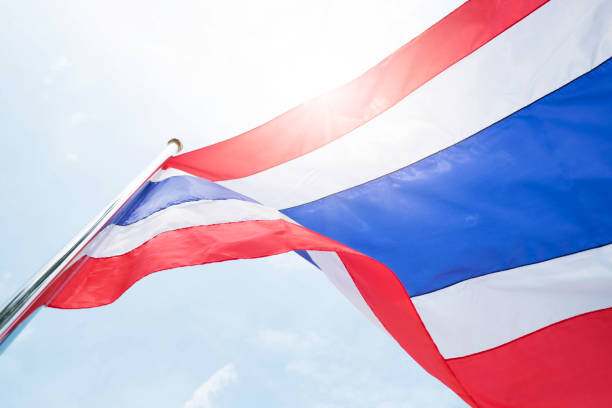 istock Flag of Thailand and sunlight 809120064