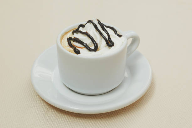 istock coffee espresso cup with chocolate and cream 809126766