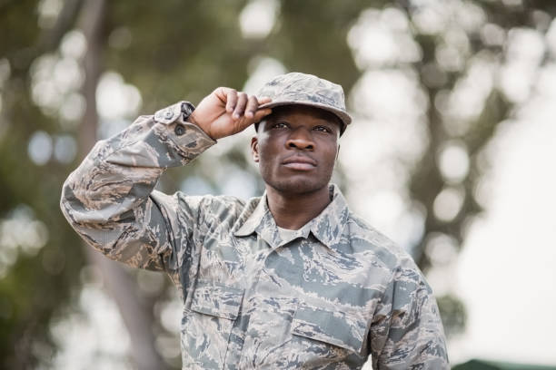 istock Confident military soldier 809144386