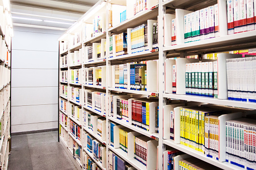 Municipal public library is used by various people for studying or enjoying books in Guangzhou