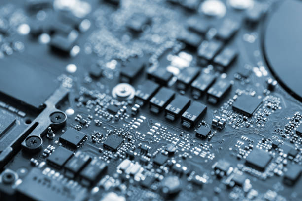 istock Chip of laptop, closeup 809184300