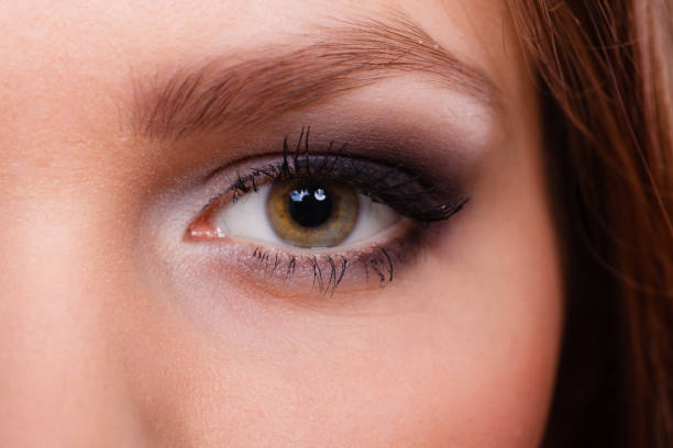 istock Close up of woman eyes make up. 809232904