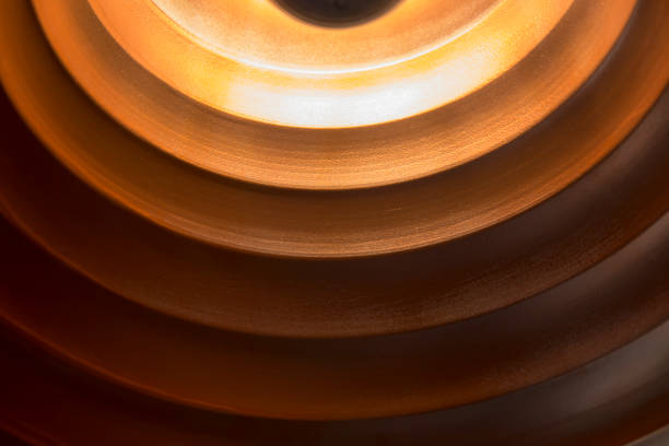istock Intricate red, orange, red  and brown abstract, ripple metallic design 809287084