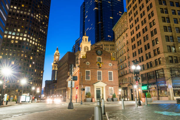istock Boston Old State House buiding in Massachusetts 809307640