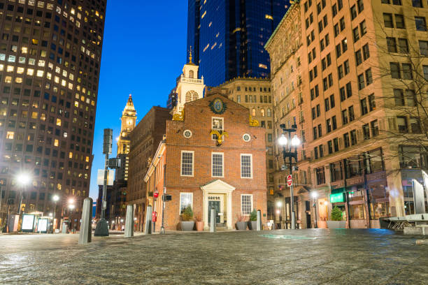 istock Boston Old State House buiding in Massachusetts 809307668