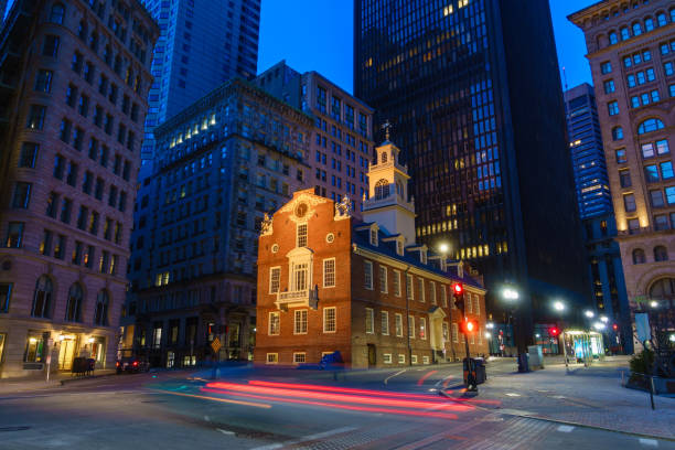 istock Boston Old State House buiding in Massachusetts 809308430