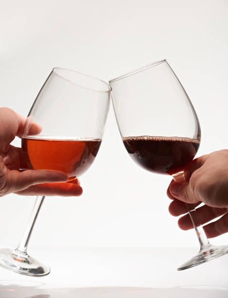 istock Toast of two wine glasses 809369570