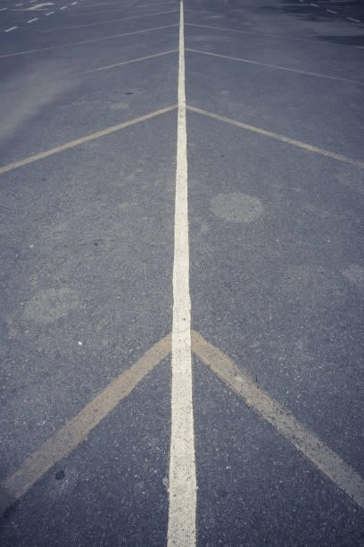 istock Parking lane outdoor in public park 809464320