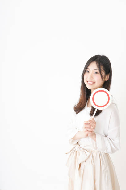 istock Young woman showing the circle sign 809494346