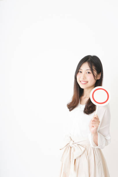 istock Young woman showing the circle sign 809494884