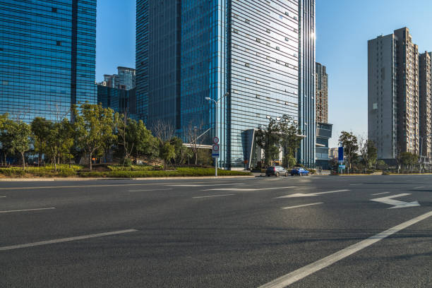 istock Asphalt road of modern city,china 809497092