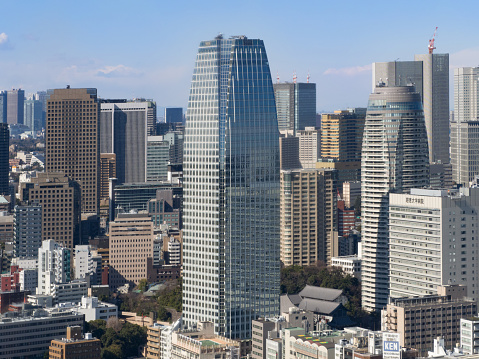 View in the center of Tokyo