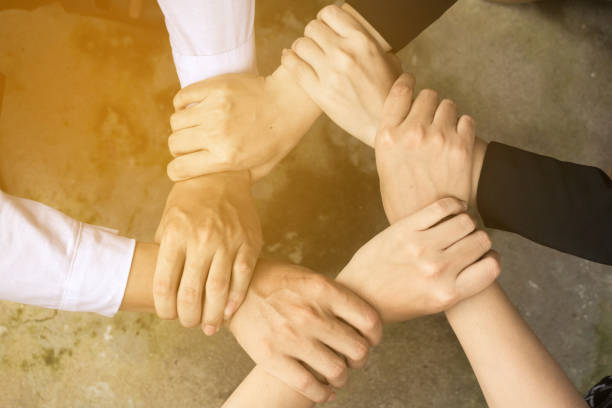istock Business handshake and business people. 809646446