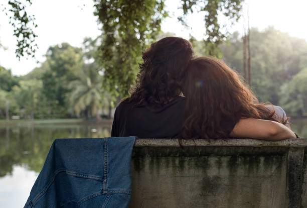 istock Lesbian Couple Together Outdoors Concept 809651850