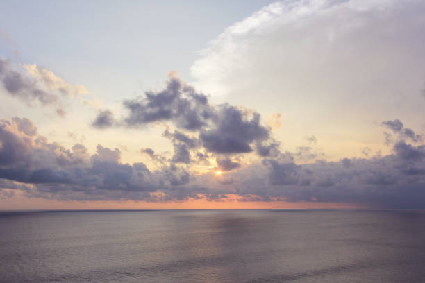 istock Sunset from Tanah Lot Temple , Bali . 809672756