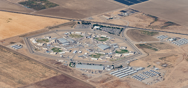 Aerial view of Avenal State Prison