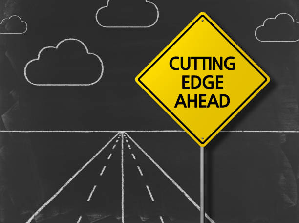 istock CUTTING EDGE AHEAD - Business Chalkboard Background 809721946