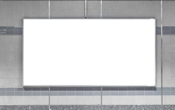 istock Blank billboard in subway. Useful for your advertising. 809761270