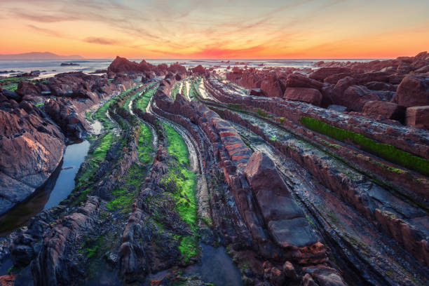 istock Flysch in the Basque Country beach Barrika, Spain 809836134