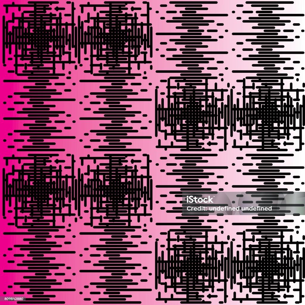 Vector Line Pattern Stock Illustration - Download Image Now - Abstract ...