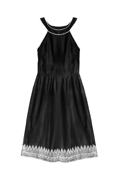 istock Black dress isolated 809860514
