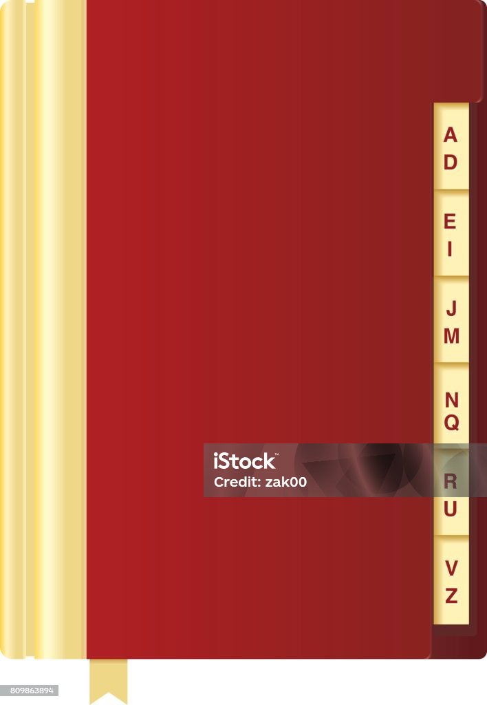 Address book Address phone book, notebook icon. Address Book stock vector