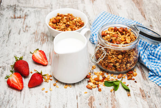 istock Homemade baked granola 809865494