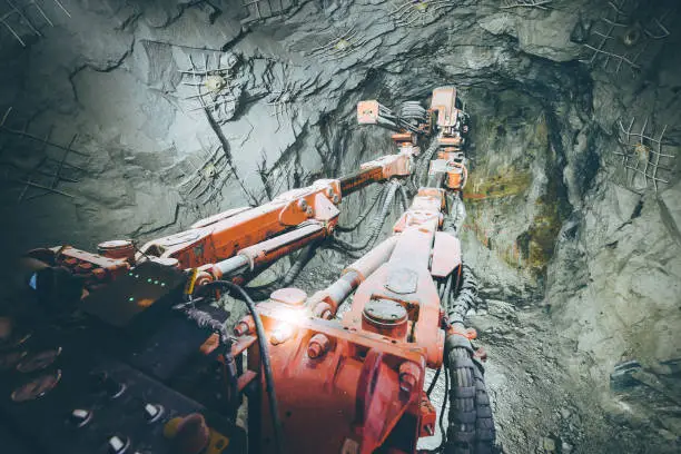 Photo of Gold mining underground