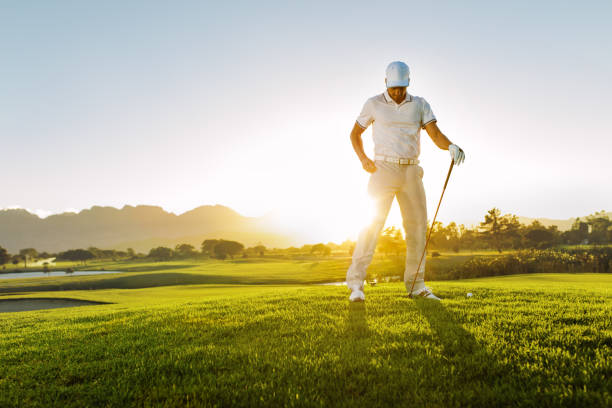 istock Professional male golfer on field 809887984
