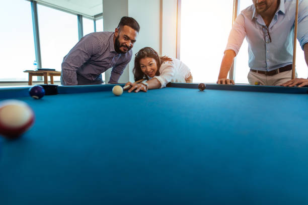 istock Business people spending leisure time after work. 809900066