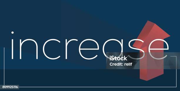Enrease Increase Concept Stock Illustration - Download Image Now - Achievement ...